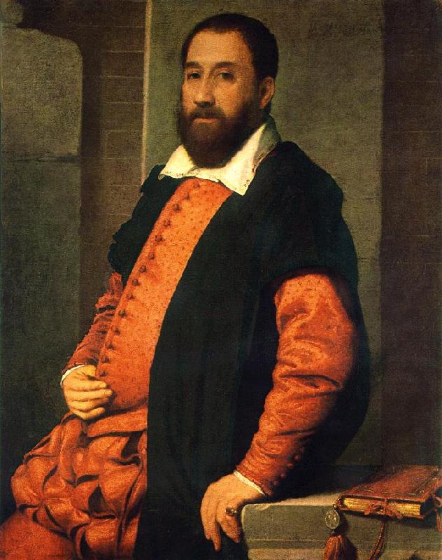 MORONI, Giovanni Battista Portrait of Jacopo Foscarini agd oil painting image